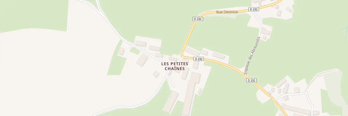 Plan du 2 Imp des Petites Chaînes à Morlet