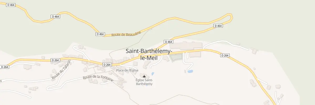 Plan du 5061 Le Village à Saint-Barthélemy-le-Meil
