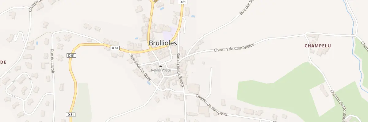 Plan du 5086 Le Bourg à Brullioles