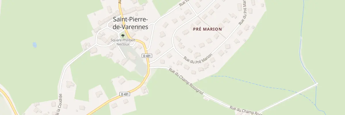 Plan du 31 Rue du Pre Marion à Saint-Pierre-de-Varennes