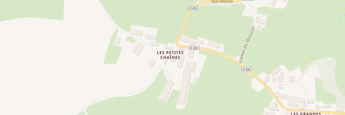 Plan du 1 Imp des Petites Chaînes à Morlet