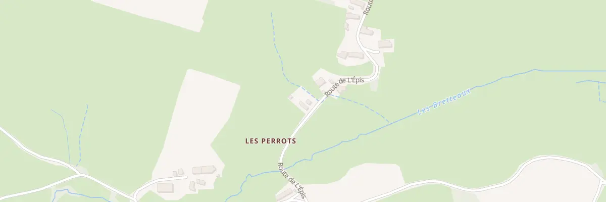 Plan du 8 Rte de L’épis à Saint-Martin-de-Salencey