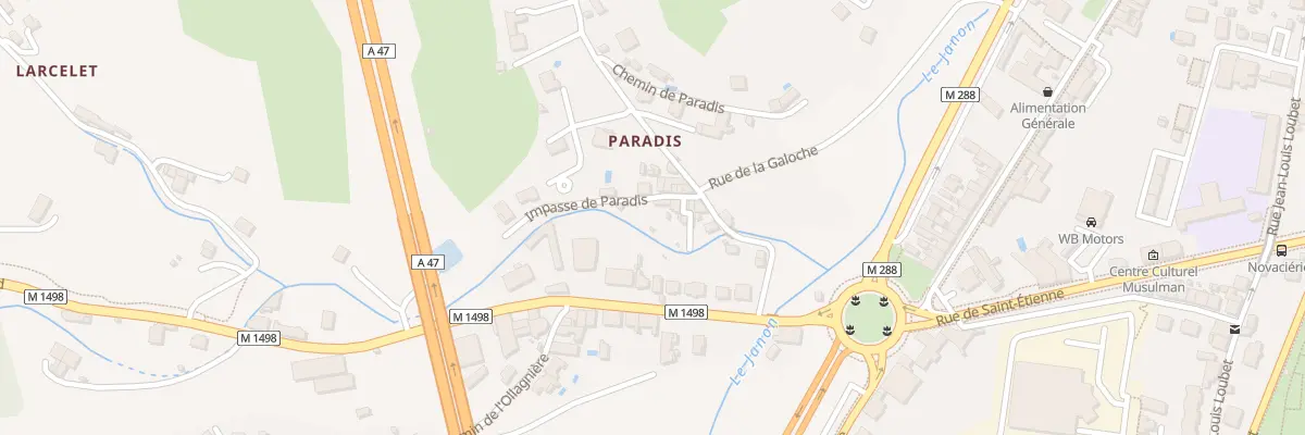 Plan du 9 Imp du Paradis à Saint-Chamond