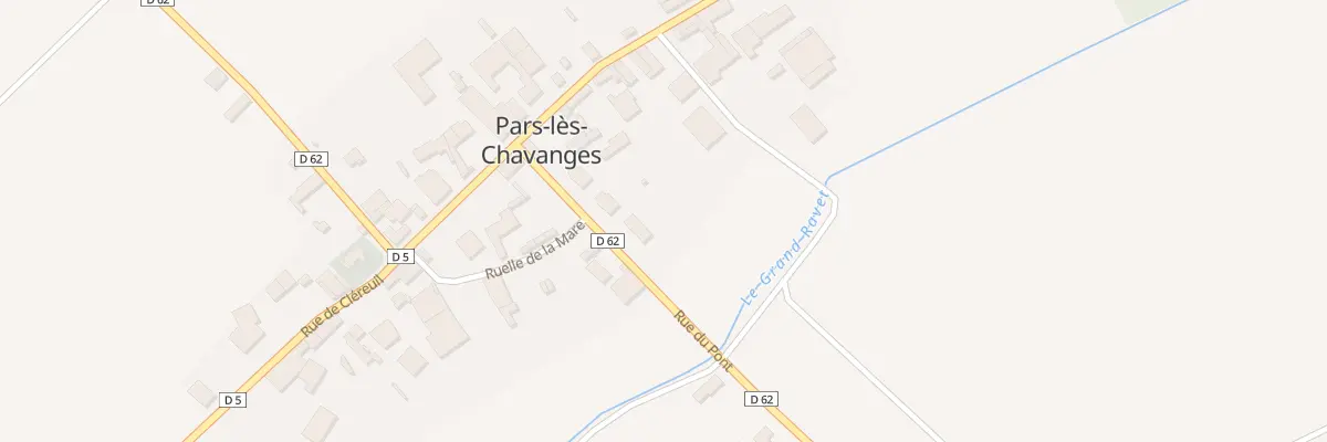 Plan du 6 Rue du Pont à Pars-lès-Chavanges