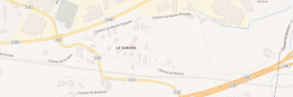 Plan du 69 Che du Girerd à Vindry-sur-Turdine
