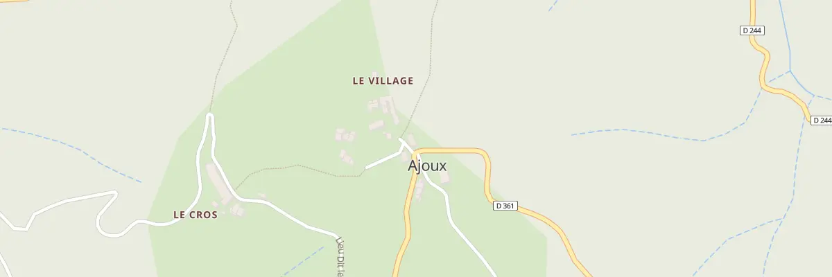 Plan du 6 Le Rocher à Ajoux
