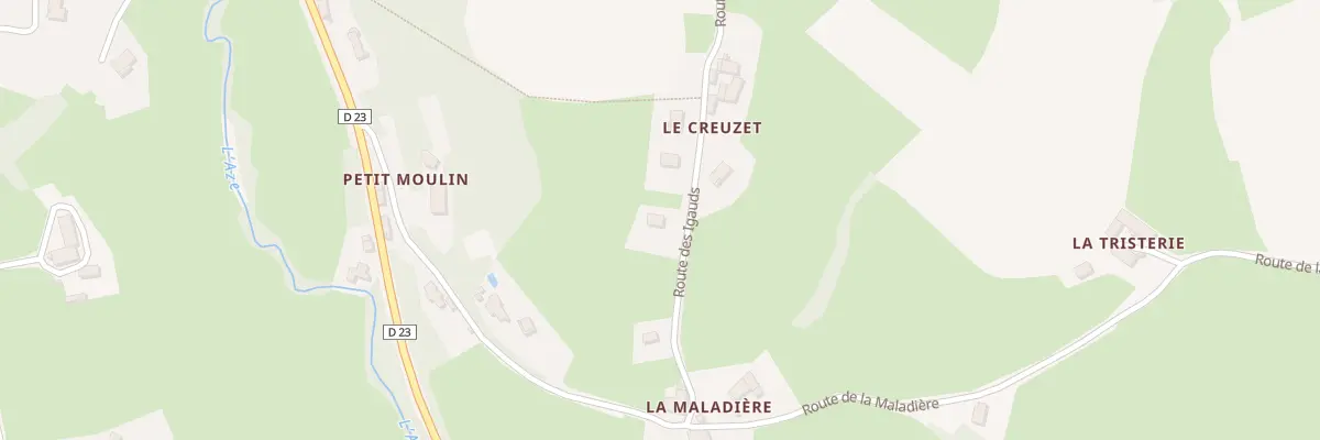 Plan du 5162A Les Igaux à Claveisolles