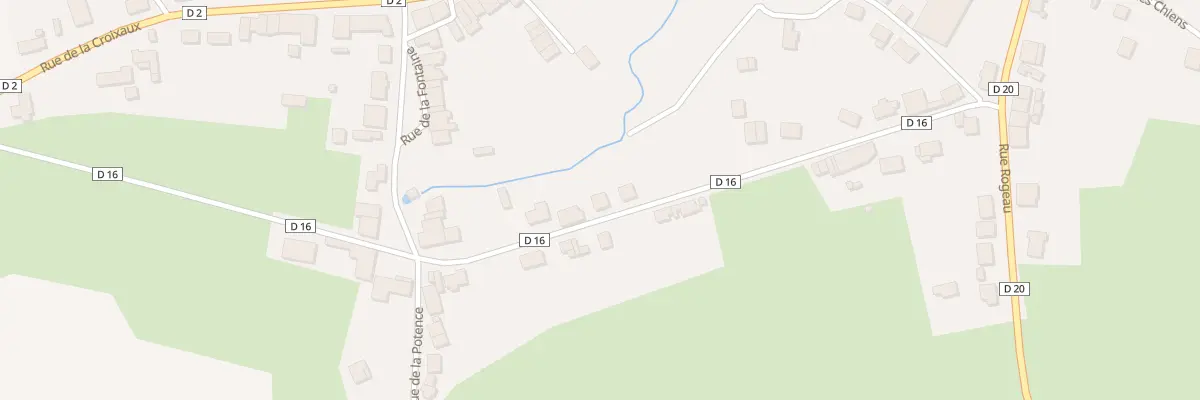 Plan du 5305 Rue du Calvaire à Thin-le-Moutier