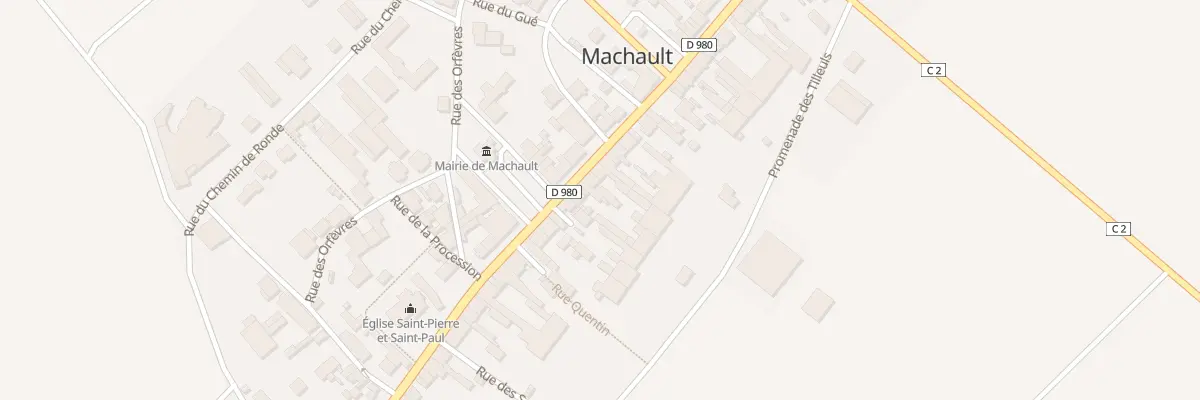 Plan du 25B Rue Guillaume de Machaut à Machault