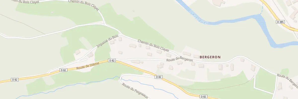 Plan du 91 Che du Bois Clayet à Chamelet