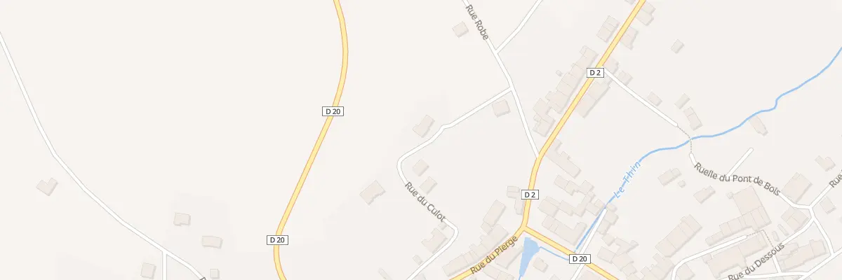 Plan du 8 Rue du Culot à Thin-le-Moutier