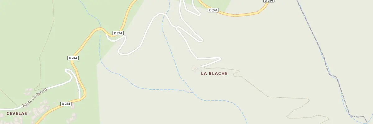 Plan du 5010 La Blache à Issamoulenc
