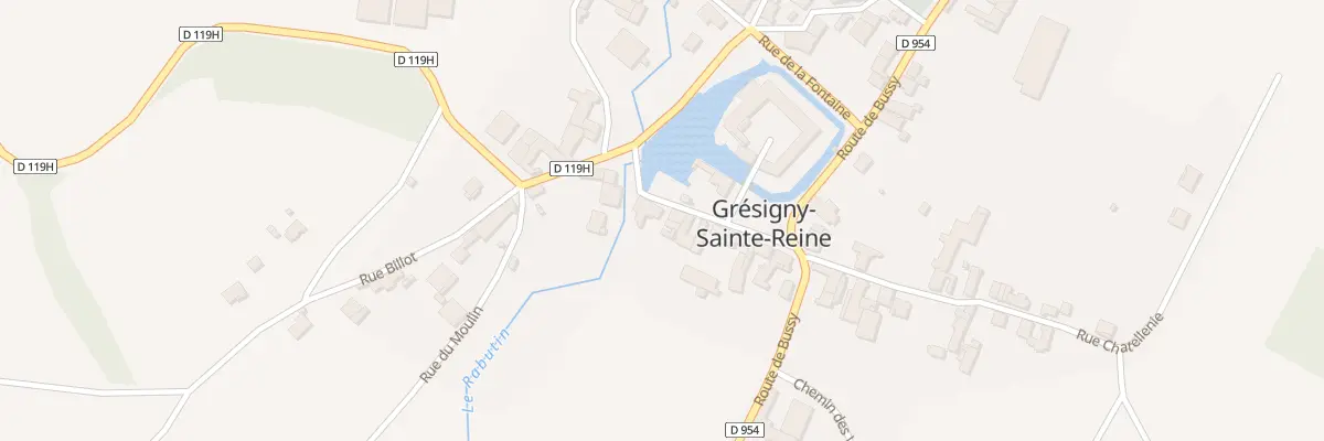 Plan du 2 Rue Chatellenie à Grésigny-Sainte-Reine