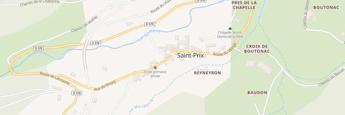 Plan du 5105 Le Village à Saint-Prix