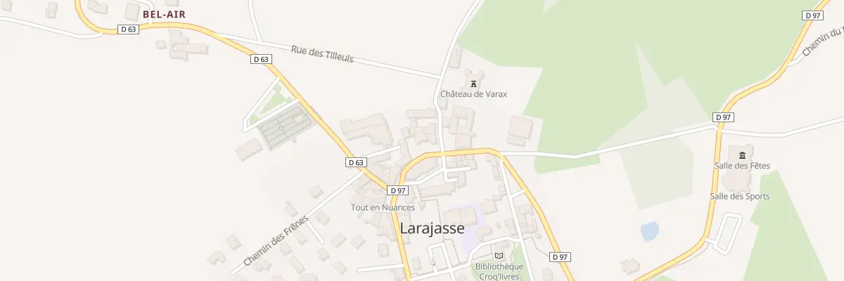 Plan du 37 Rte du Petit Bois à Larajasse