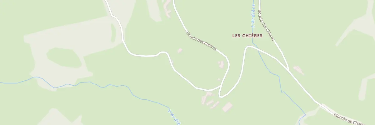 Plan du 535 Boucle des Chieres aux Ardillats