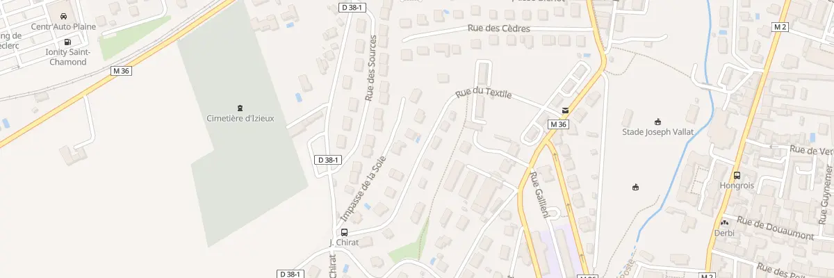 Plan du 6 Rue du textile à Saint-Chamond