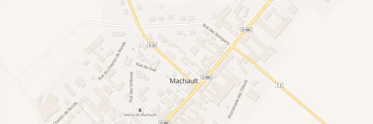 Plan du 4 Pl aux Bois à Machault