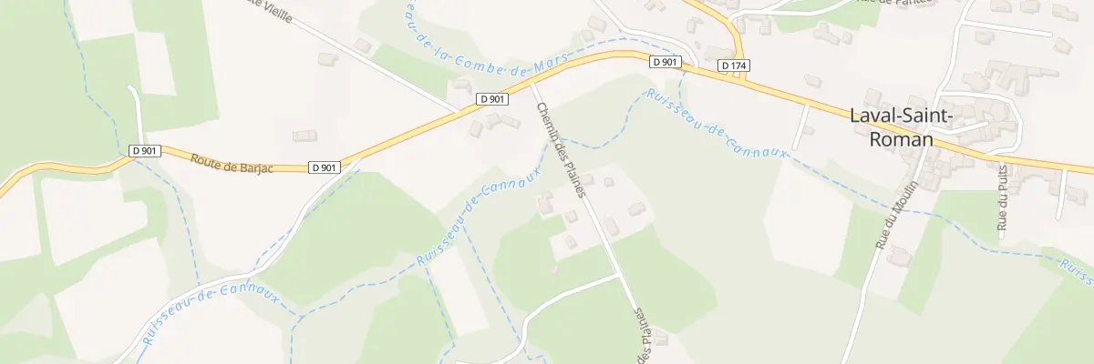 Plan du 5684 Les Combelles à Laval-Saint-Roman