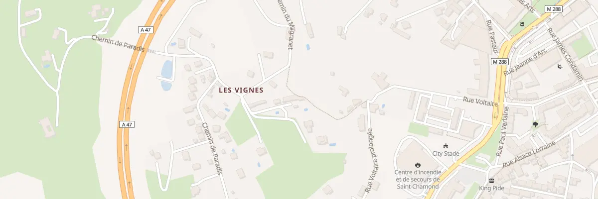 Plan du 12B Che de St-P -Des-Vignes à Saint-Chamond