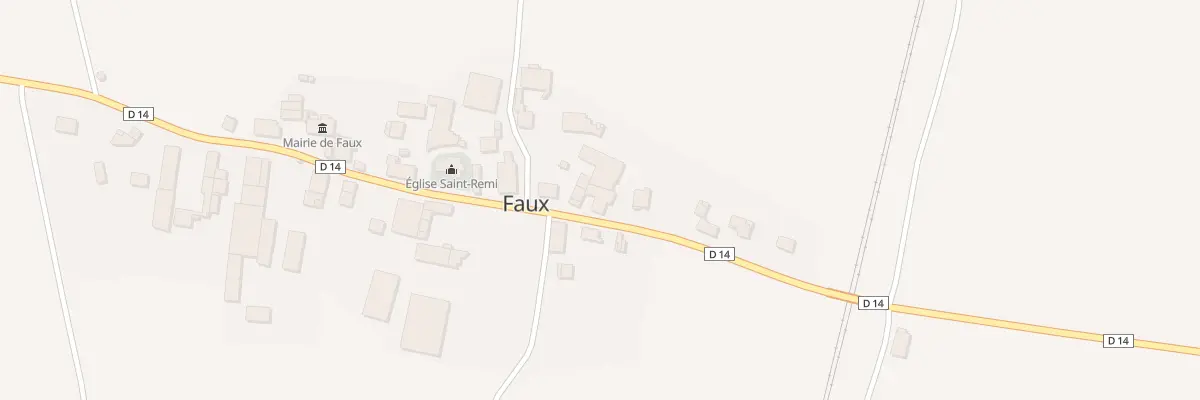 Plan du 27 Rue Haute Lumiere à Faux