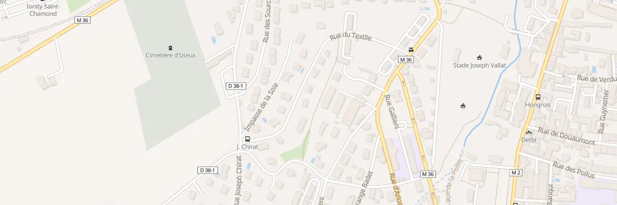 Plan du 7 Rue du textile à Saint-Chamond
