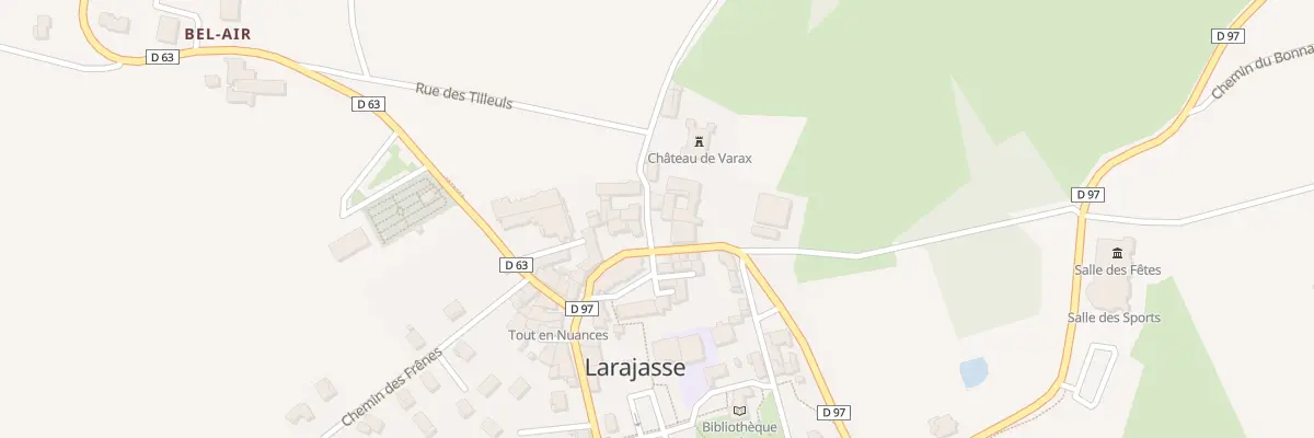 Plan du 26 Rue des Tilleuls à Larajasse