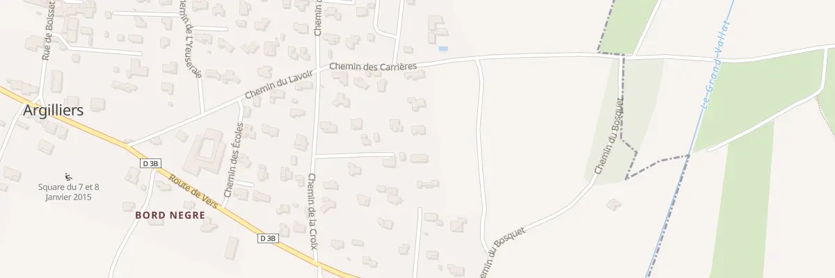 Plan du 5093 Che des Carrières à Argilliers