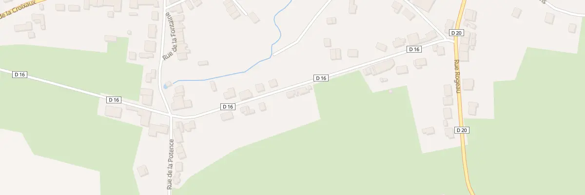 Plan du 14 Rue du Calvaire à Thin-le-Moutier