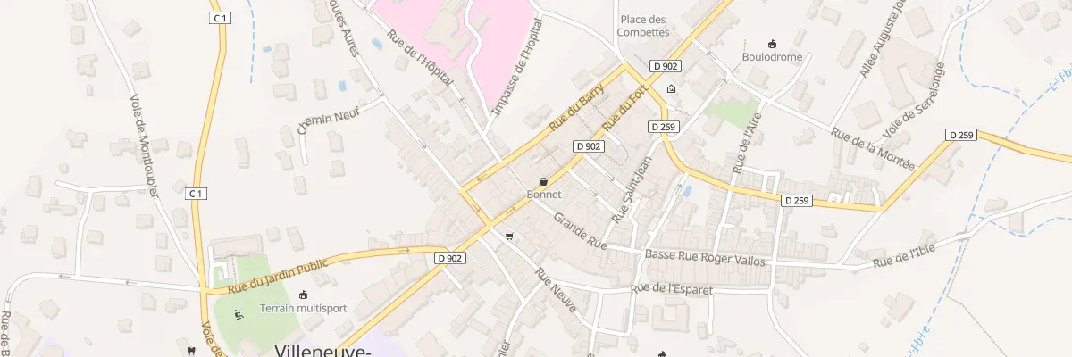 Plan du 11 Rue Nationale à Villeneuve-de-Berg
