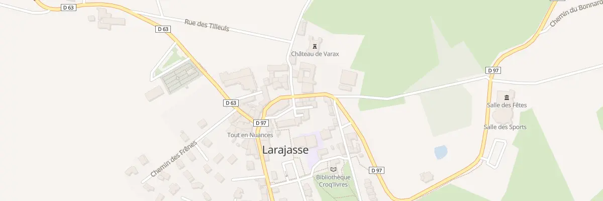 Plan du 5 Pl Sainte Anne à Larajasse