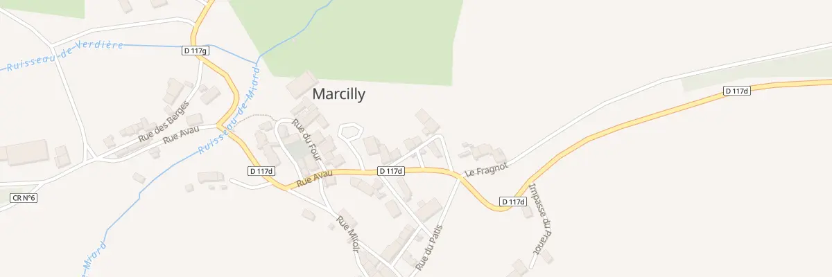 Plan du 5066 Le Village à Marcilly-et-Dracy