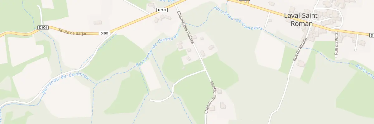 Plan du 5658 Les Combelles à Laval-Saint-Roman