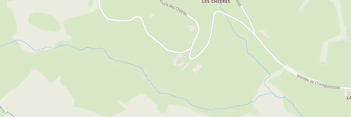 Plan du 311 Boucle des Chieres aux Ardillats