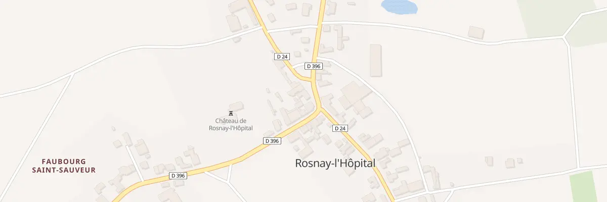 Plan du 2 Rte de Yevres le Petit à Rosnay-l’Hôpital