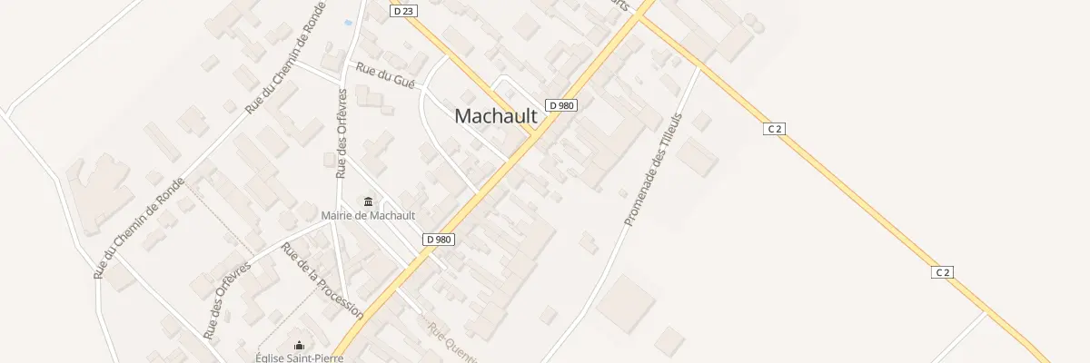 Plan du 17 Rue Guillaume de Machaut à Machault
