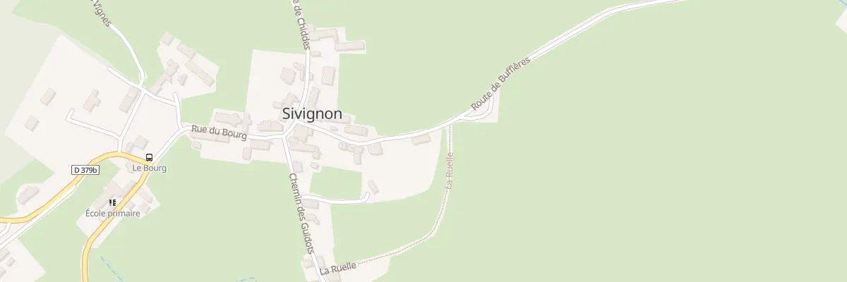 Plan du 5113 Le Bourg à Sivignon