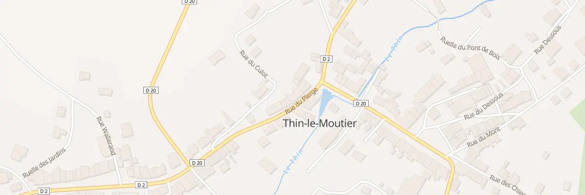 Plan du 5126 Rue du Pierge à Thin-le-Moutier