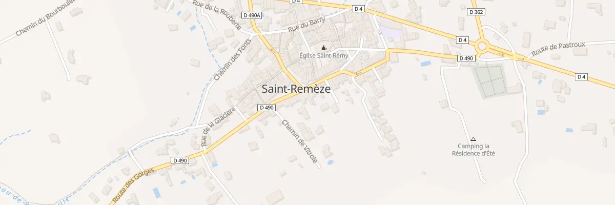 Plan du 13 Pl de la Mairie à Saint-Remèze