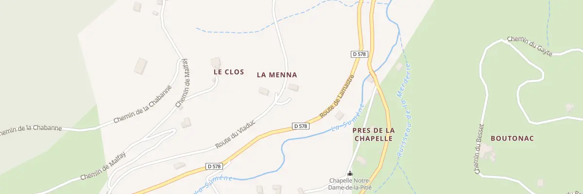 Plan du 510 Rte du Viaduc à Saint-Prix