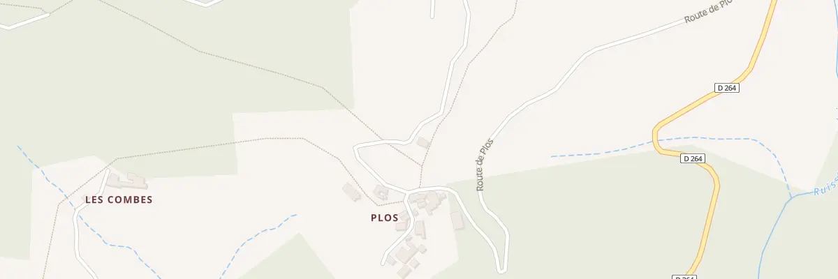 Plan du 5483 Plos à Gluiras