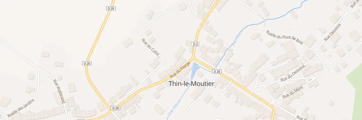 Plan du 5125 Rue du Pierge à Thin-le-Moutier