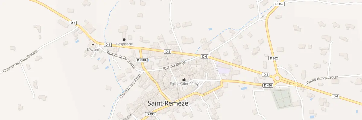 Plan du 11 Rue du Barry à Saint-Remèze