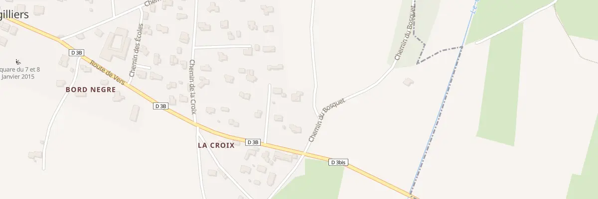 Plan du 3 Che du Bosquet à Argilliers