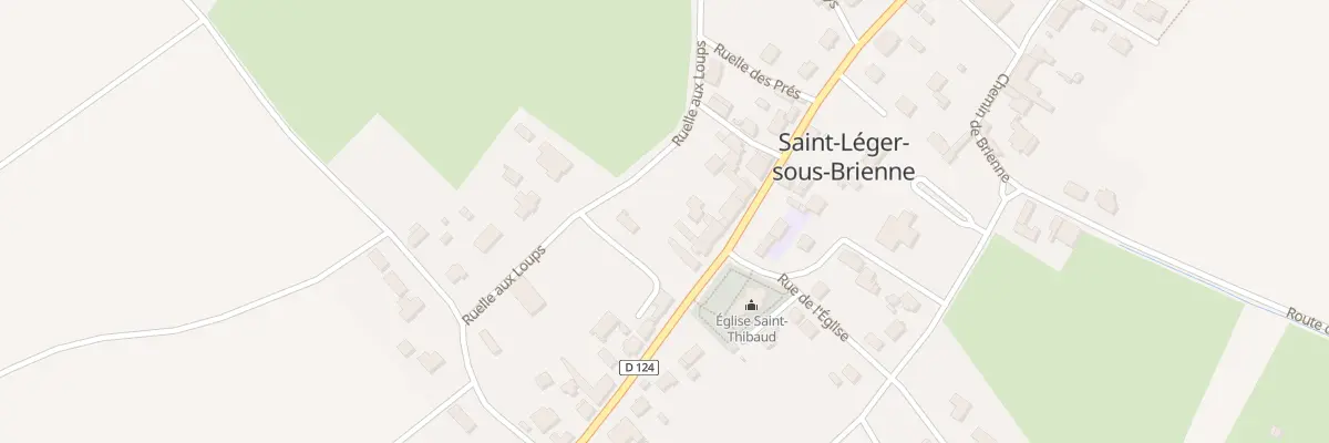 Plan du 42 Rue Grande Rue à Saint-Léger-sous-Brienne