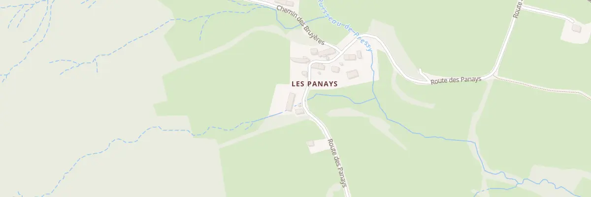 Plan du 785 Rte des Panays à Pressy-sous-Dondin