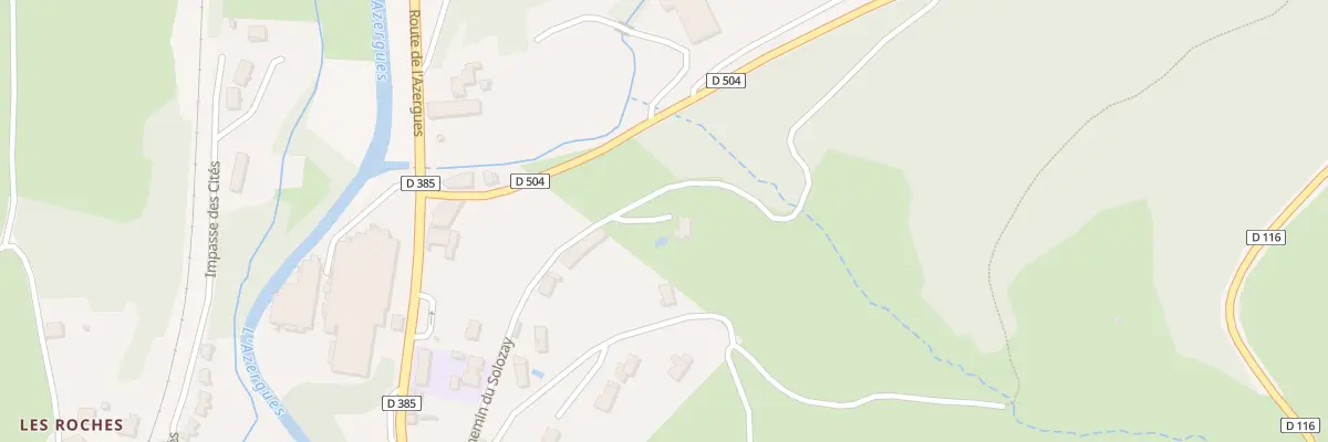 Plan du 230 Che du Solozay à Chambost-Allières