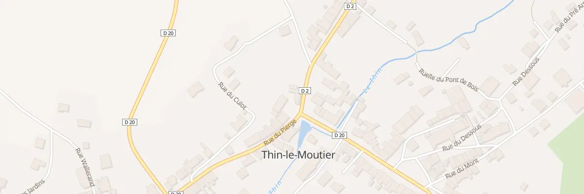 Plan du 3 Rue de la Croisette à Thin-le-Moutier