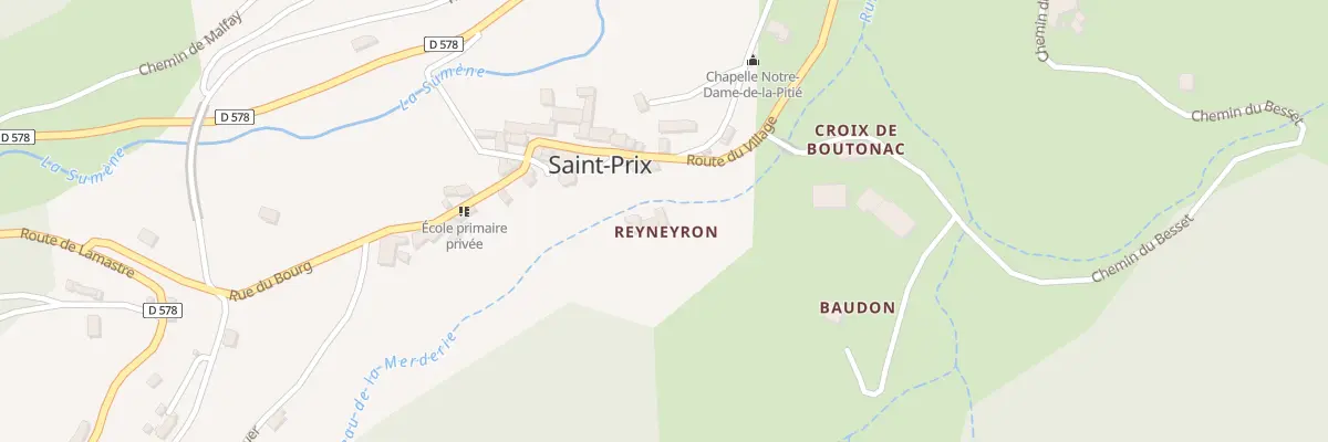 Plan du 5132 Reyneyron à Saint-Prix