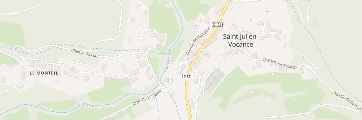 Plan du 5131 Malescos à Saint-Julien-Vocance